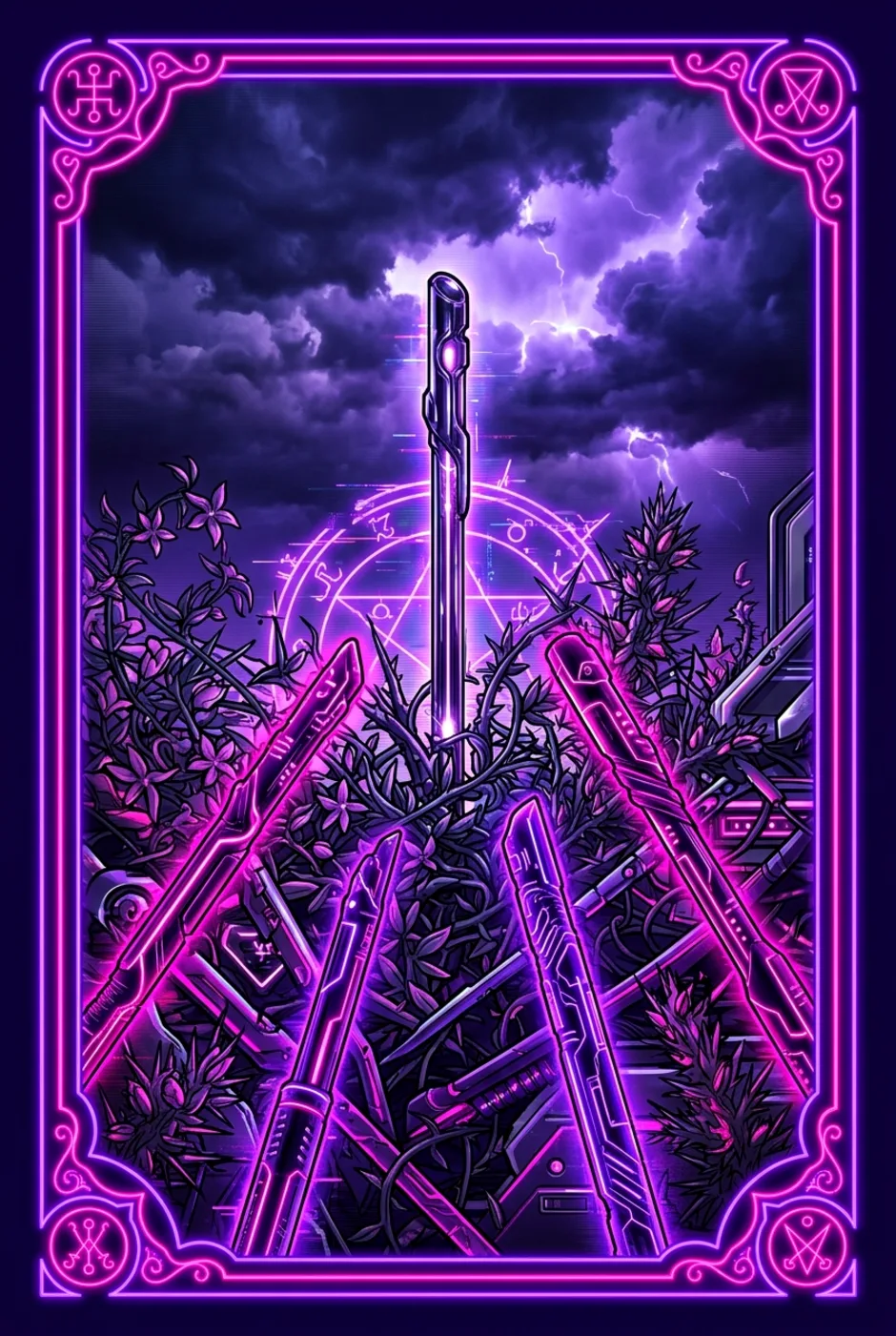 Seven of Wands, reversed, a Core tarot card